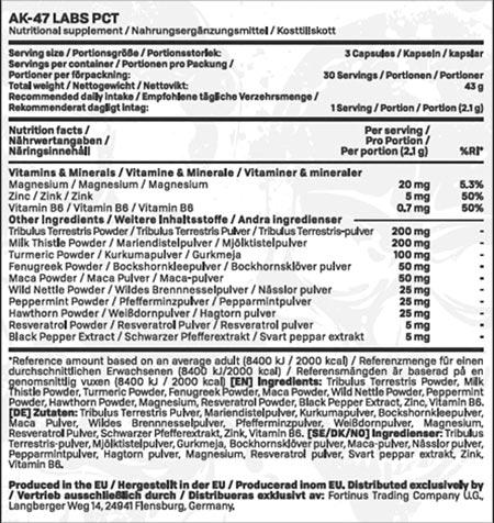 ak-47 labs pct