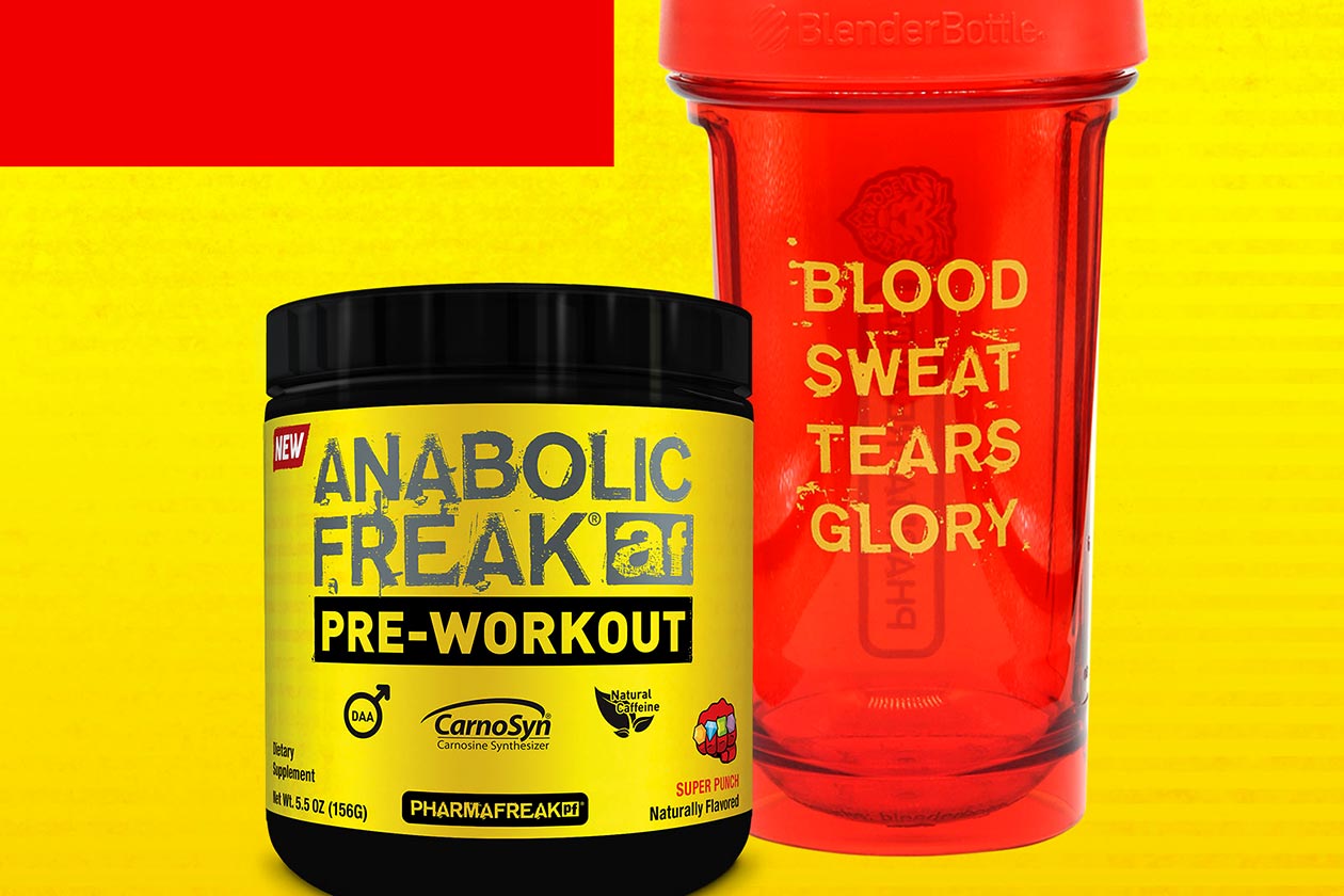 anabolic freak pre-workout special edition shaker deal