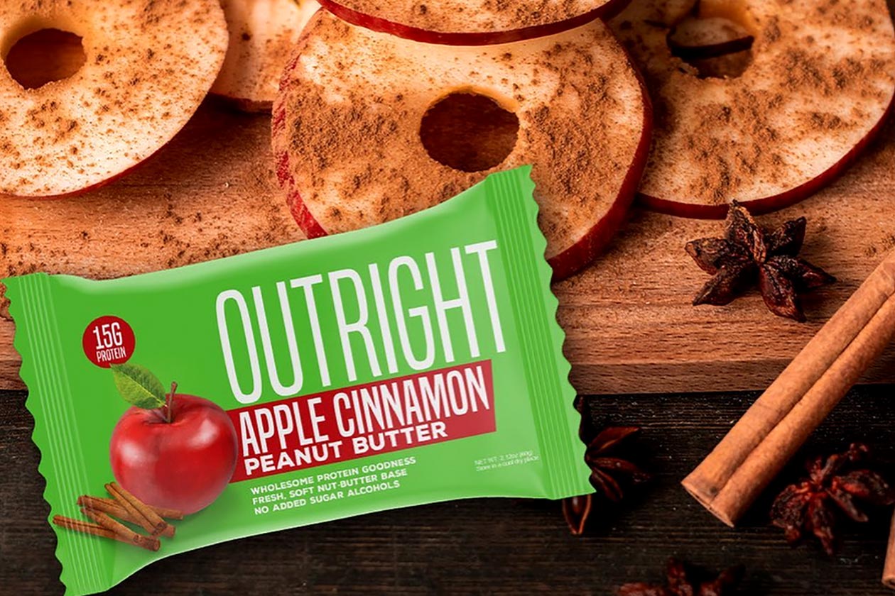 apple cinnamon outright protein bar