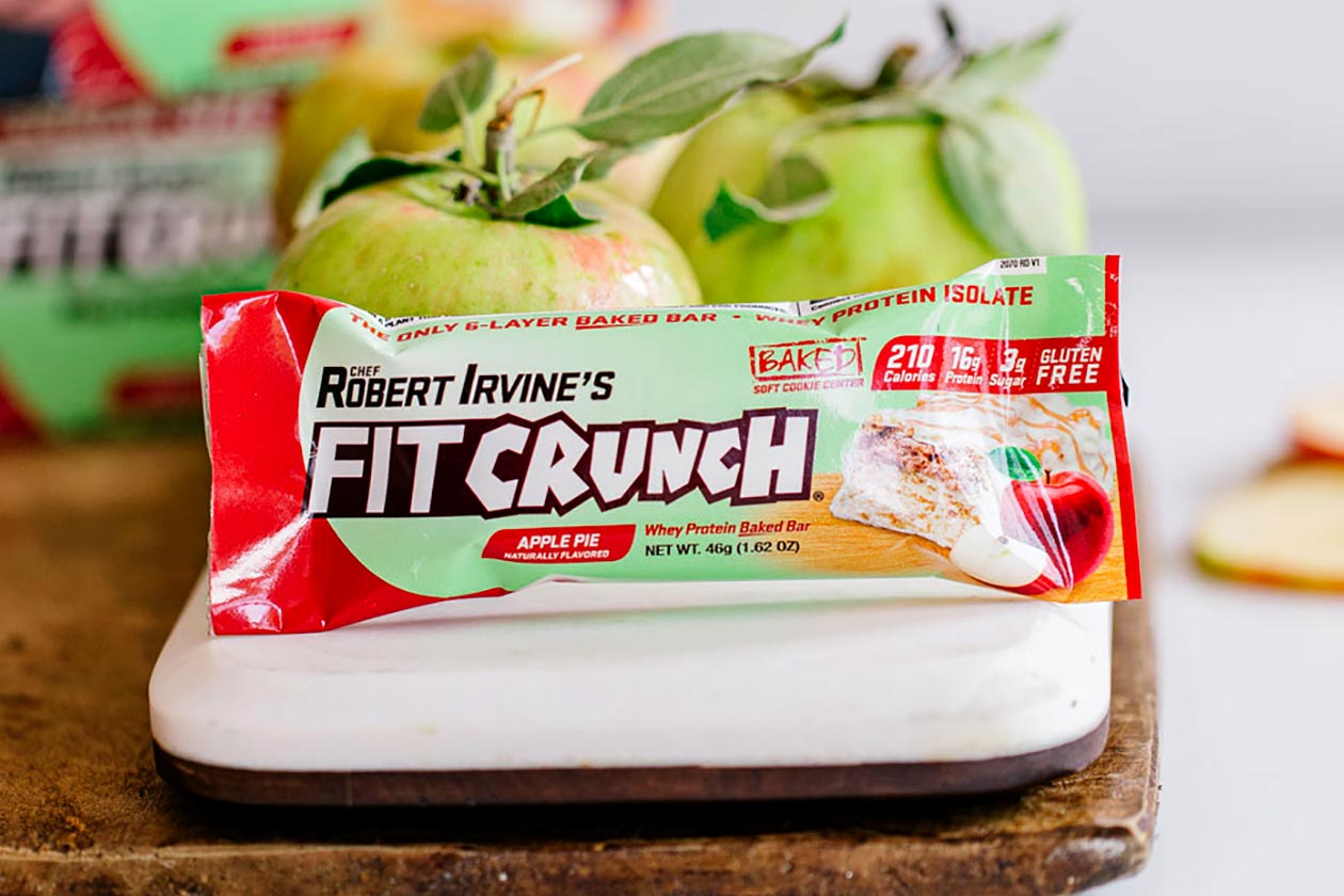 apple pie fit crunch protein bar