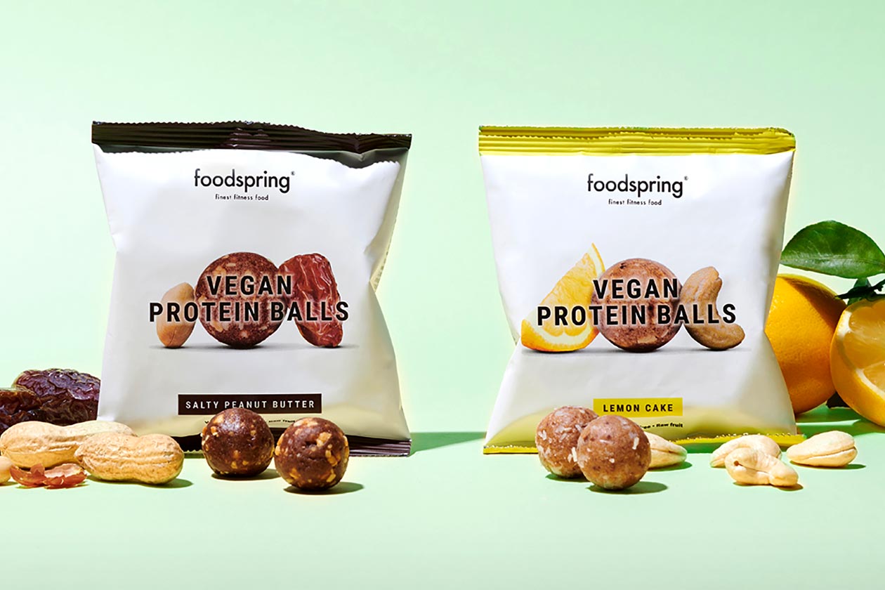 foodspring vegan protein balls