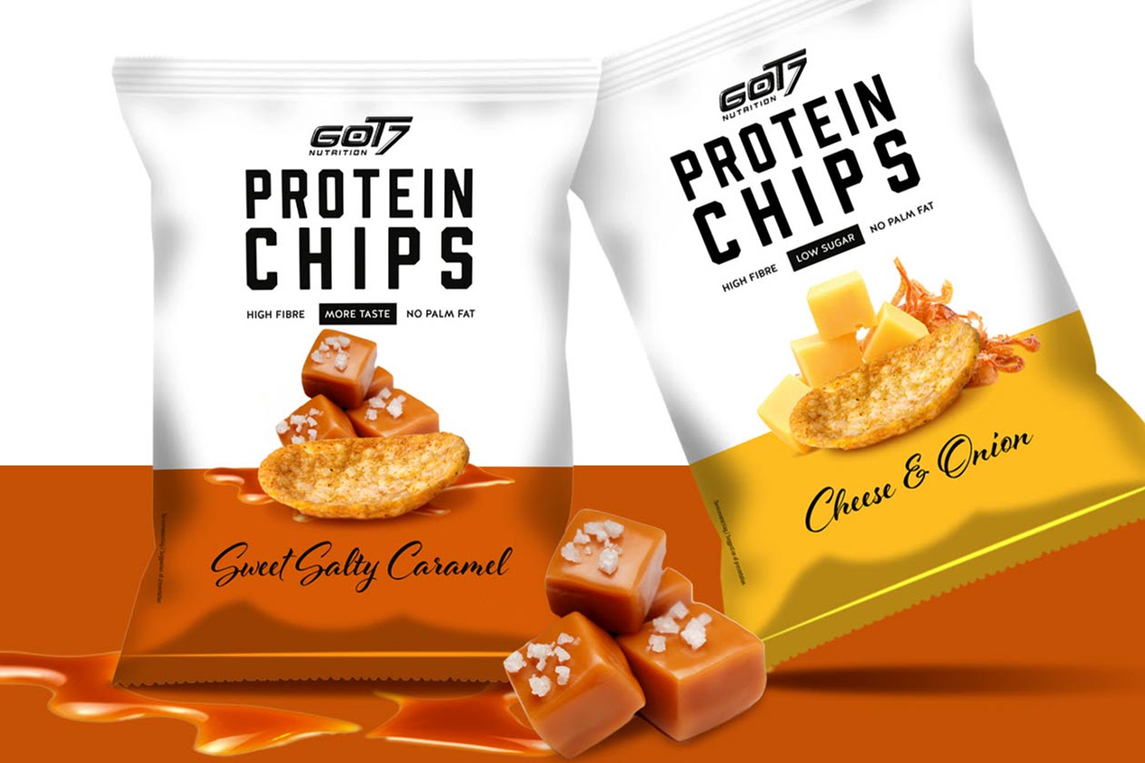 got7 nutrition sweet salty caramel protein chips