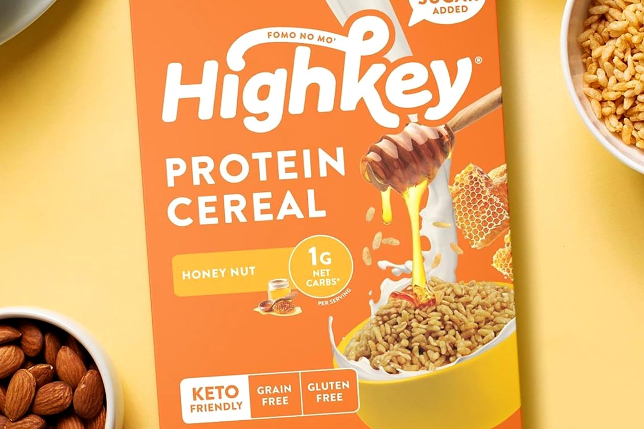 highkey honey nut protein cereal