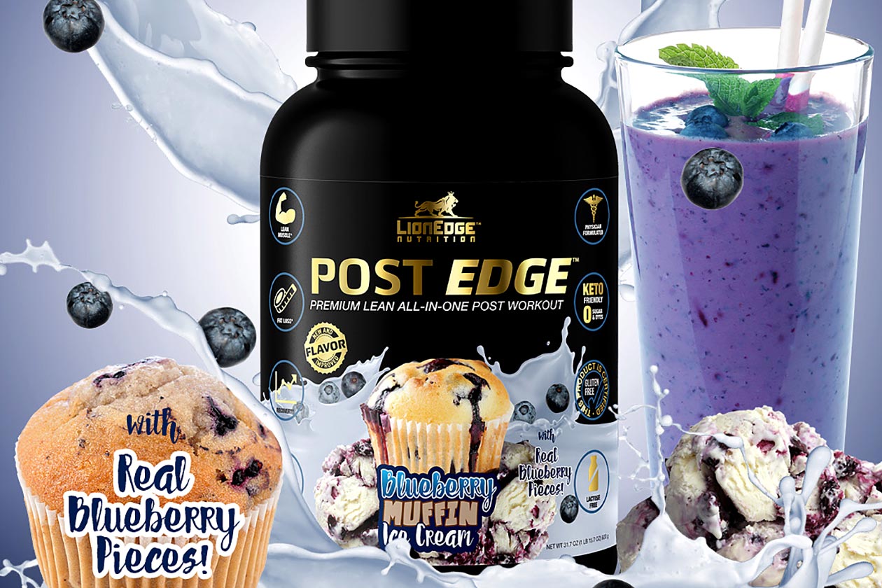 lionedge blueberry muffin ice ceam post edge