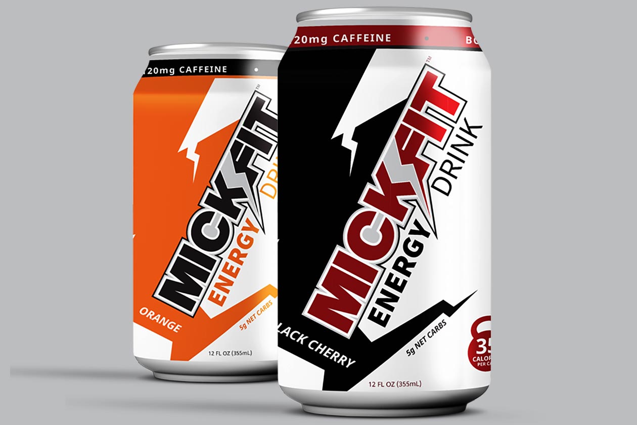 mickfit energy drink orange and black cherry