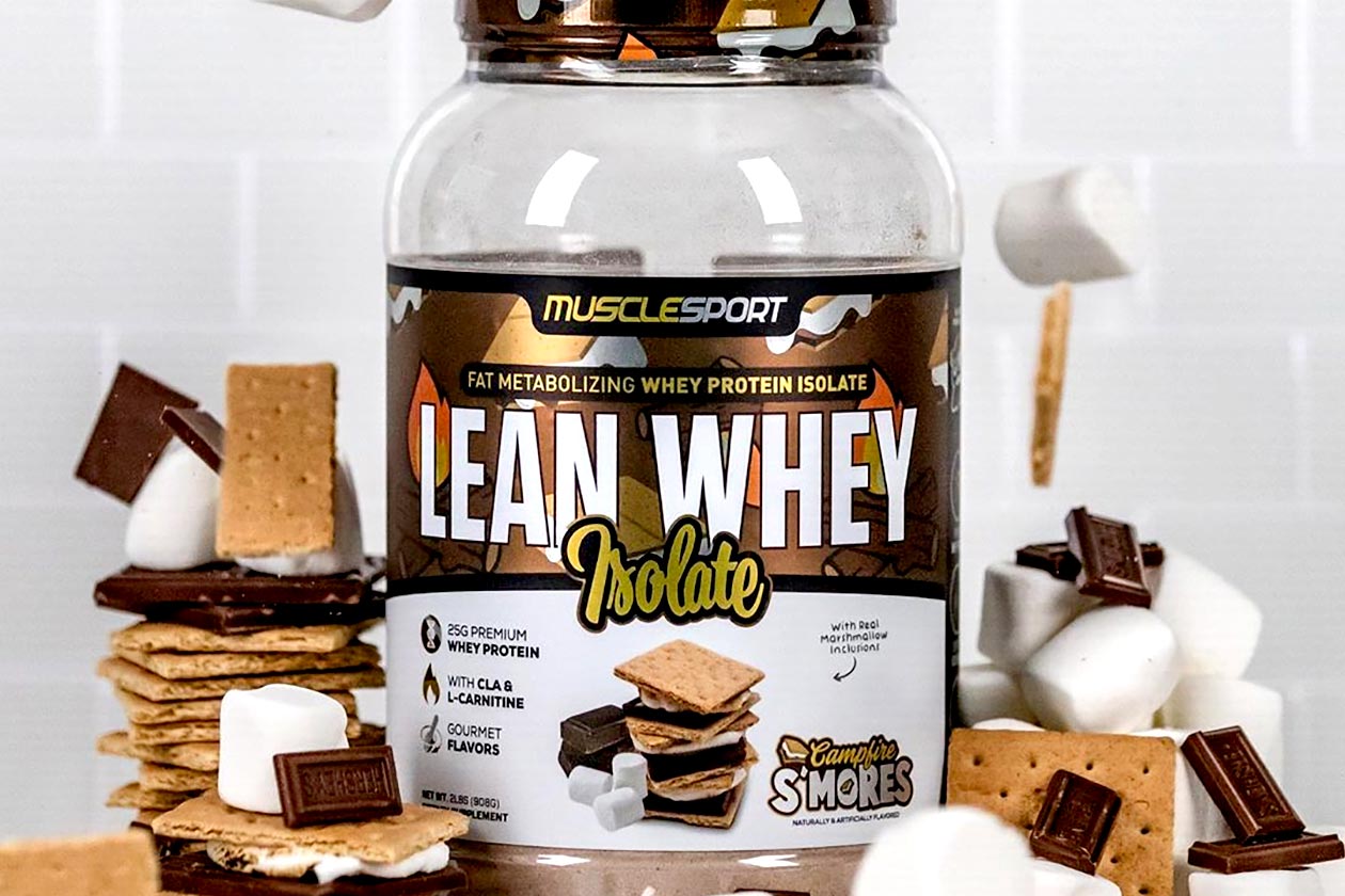 muscle sport smores lean whey isolate