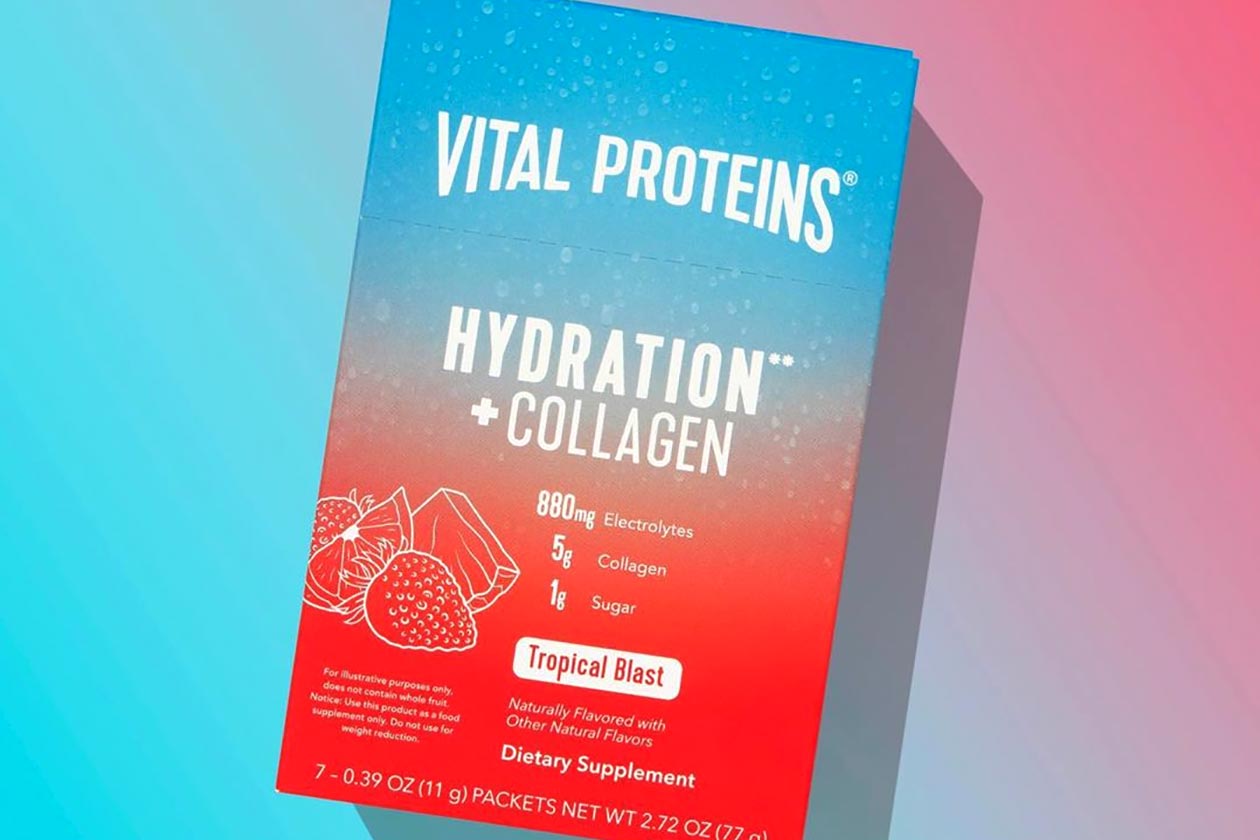 vital proteins tropical blast hydration collagen