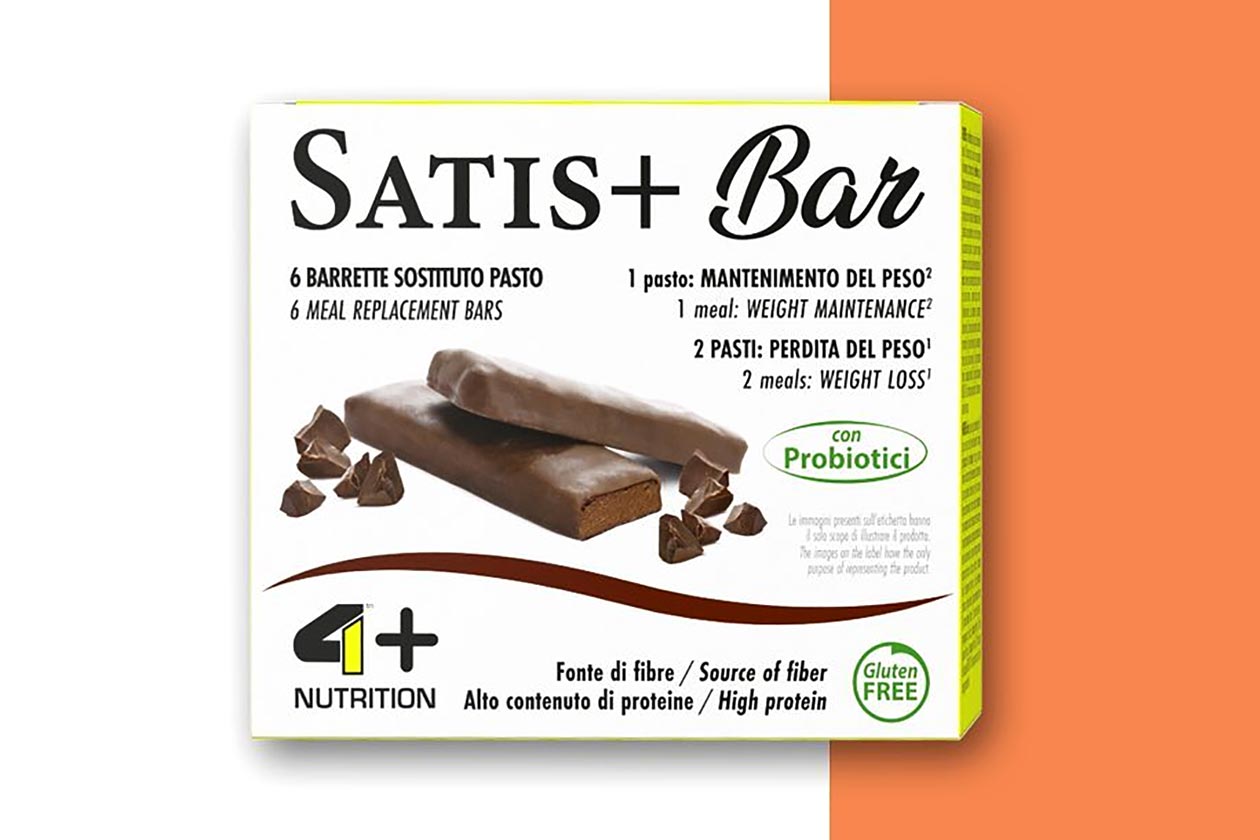 4 plus nutrition satis bar