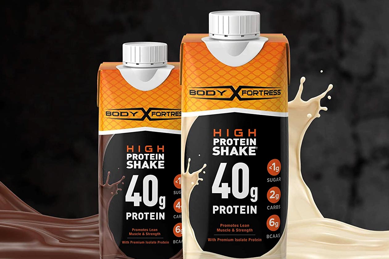 body fortress high protein shake
