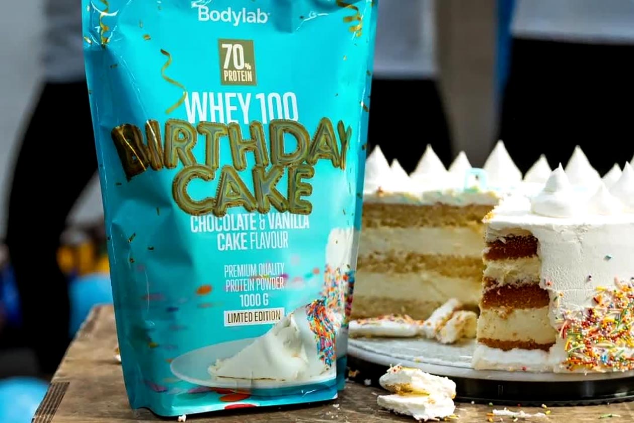 bodylab birthday cake whey 100