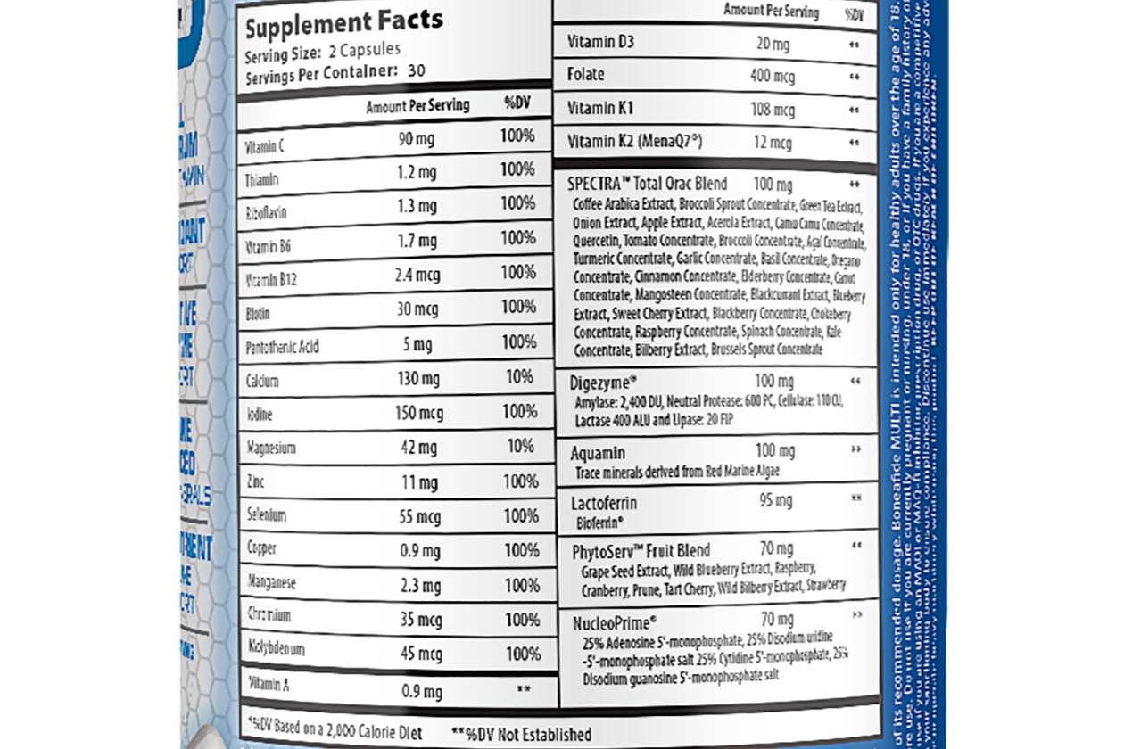 boneafide nutrition multi