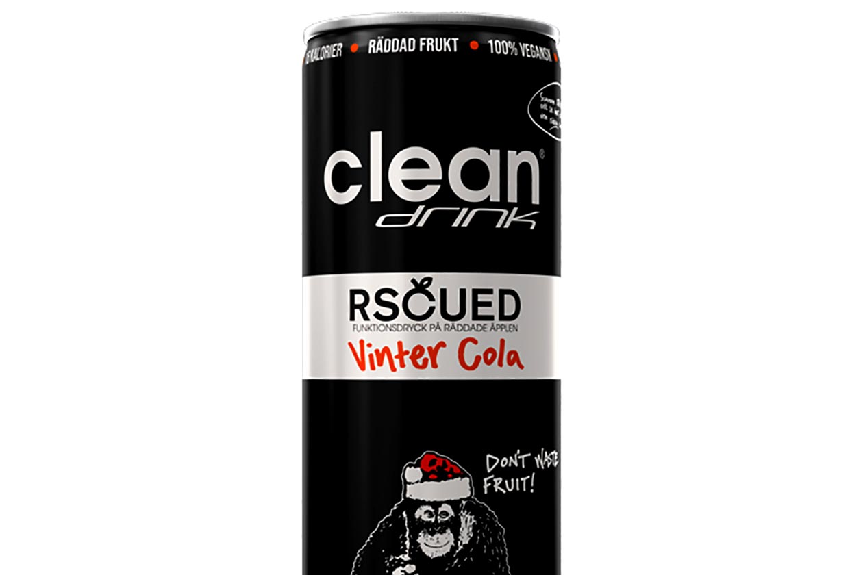 clean drink rscued winter cola