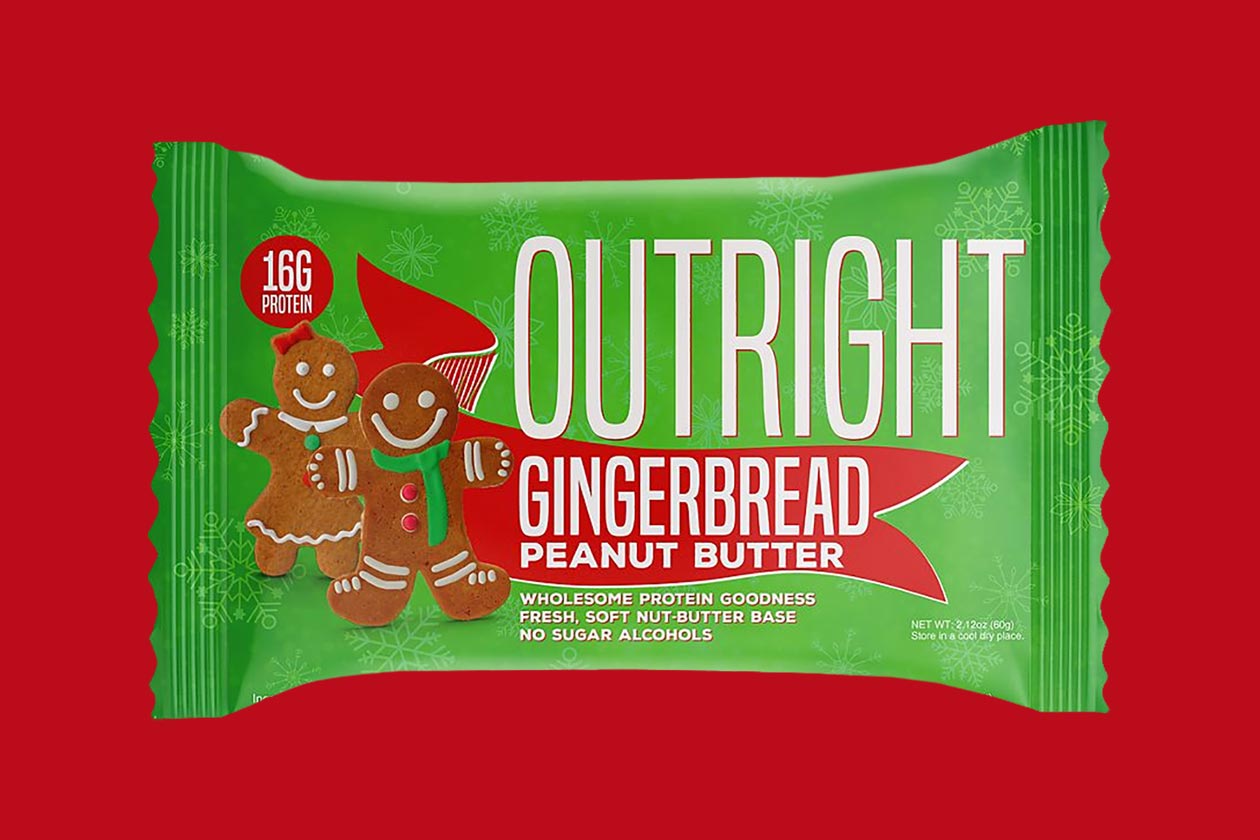 gingerbread outright protein bar