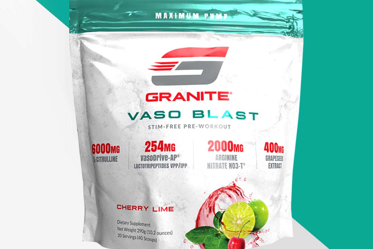 granite vaso blast