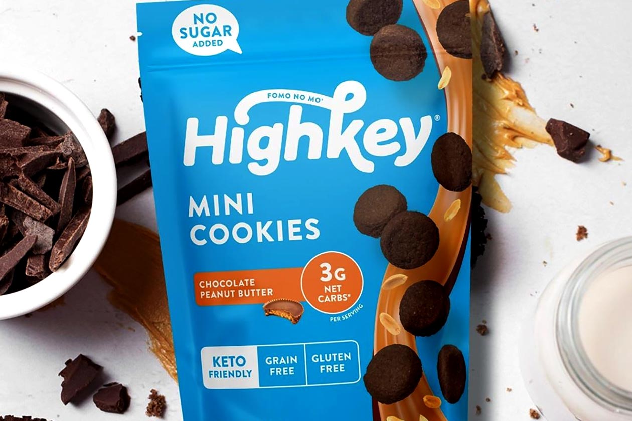 highkey chocolate peanut butter mini cookies