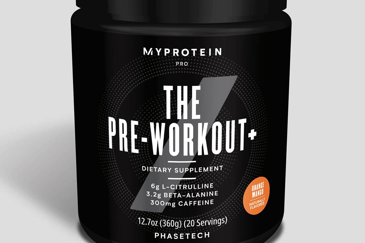 myprotein the pre-workout plus