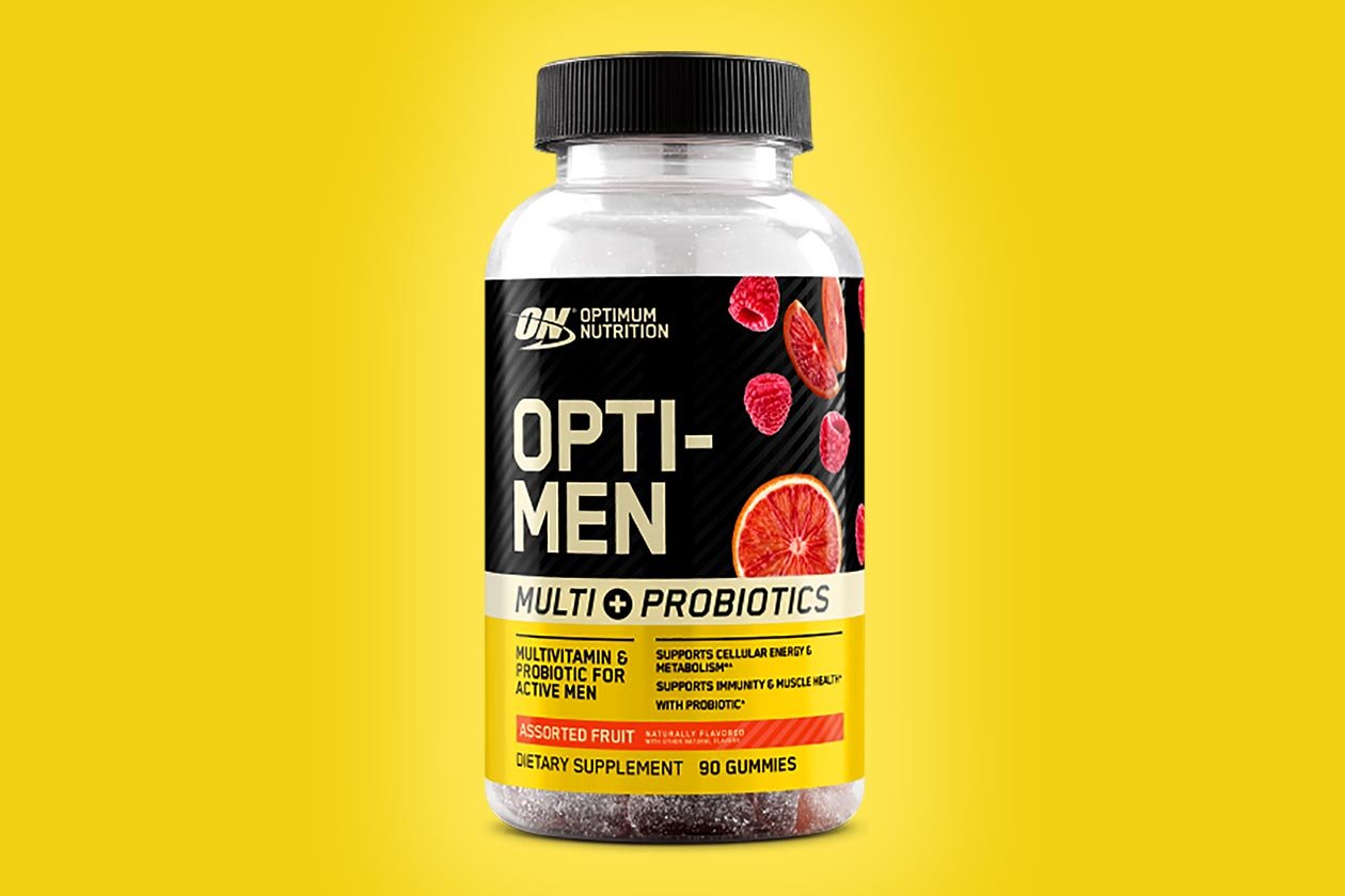 optimum nutrition opti-men multi probiotics gummies