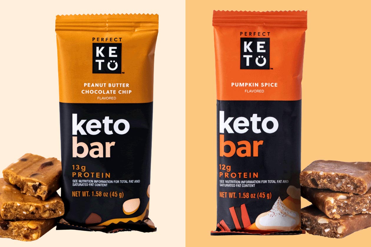 perfect keto peanut butter pumpkin spice keto bars