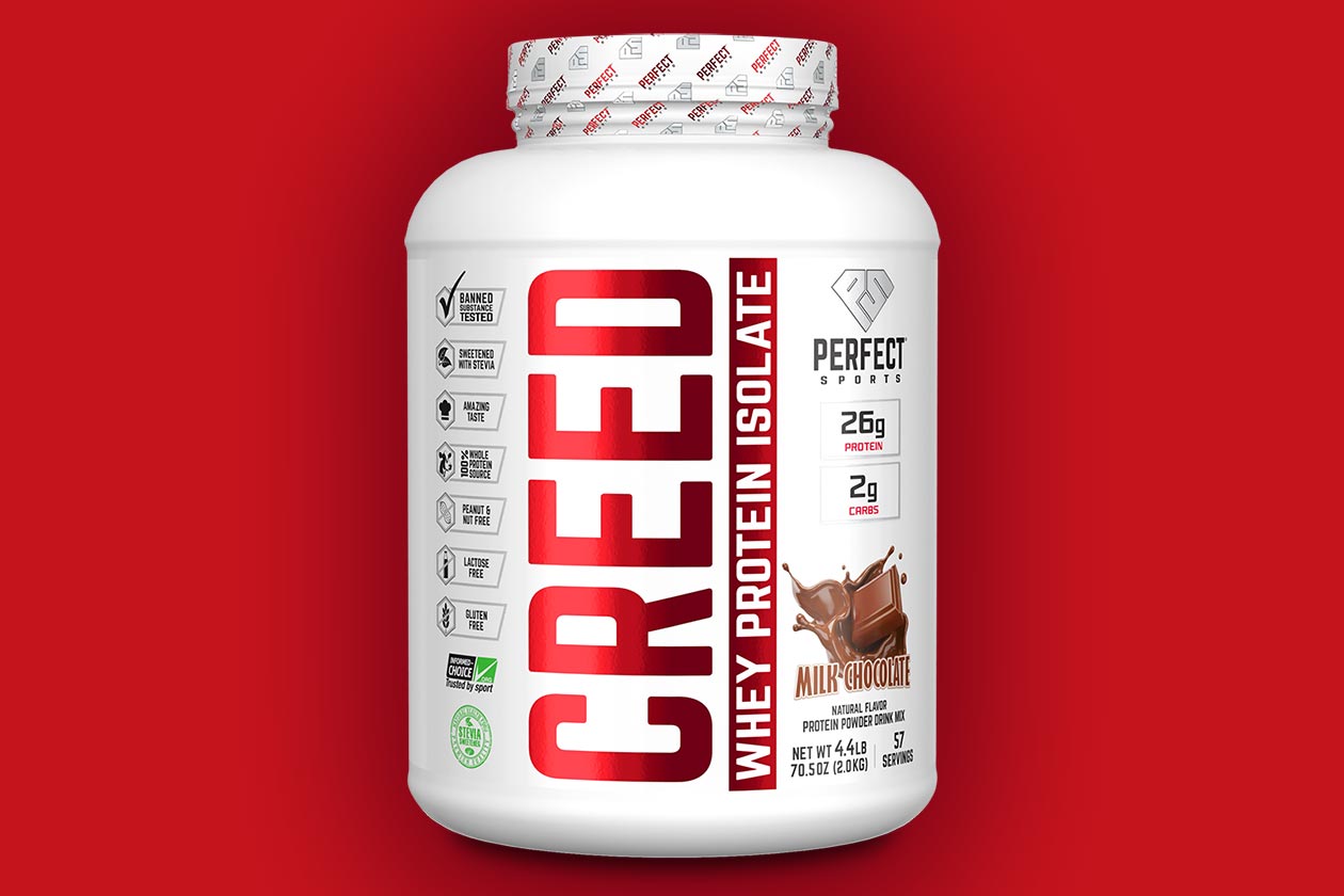 perfect sports milk chocolate creed protein powder