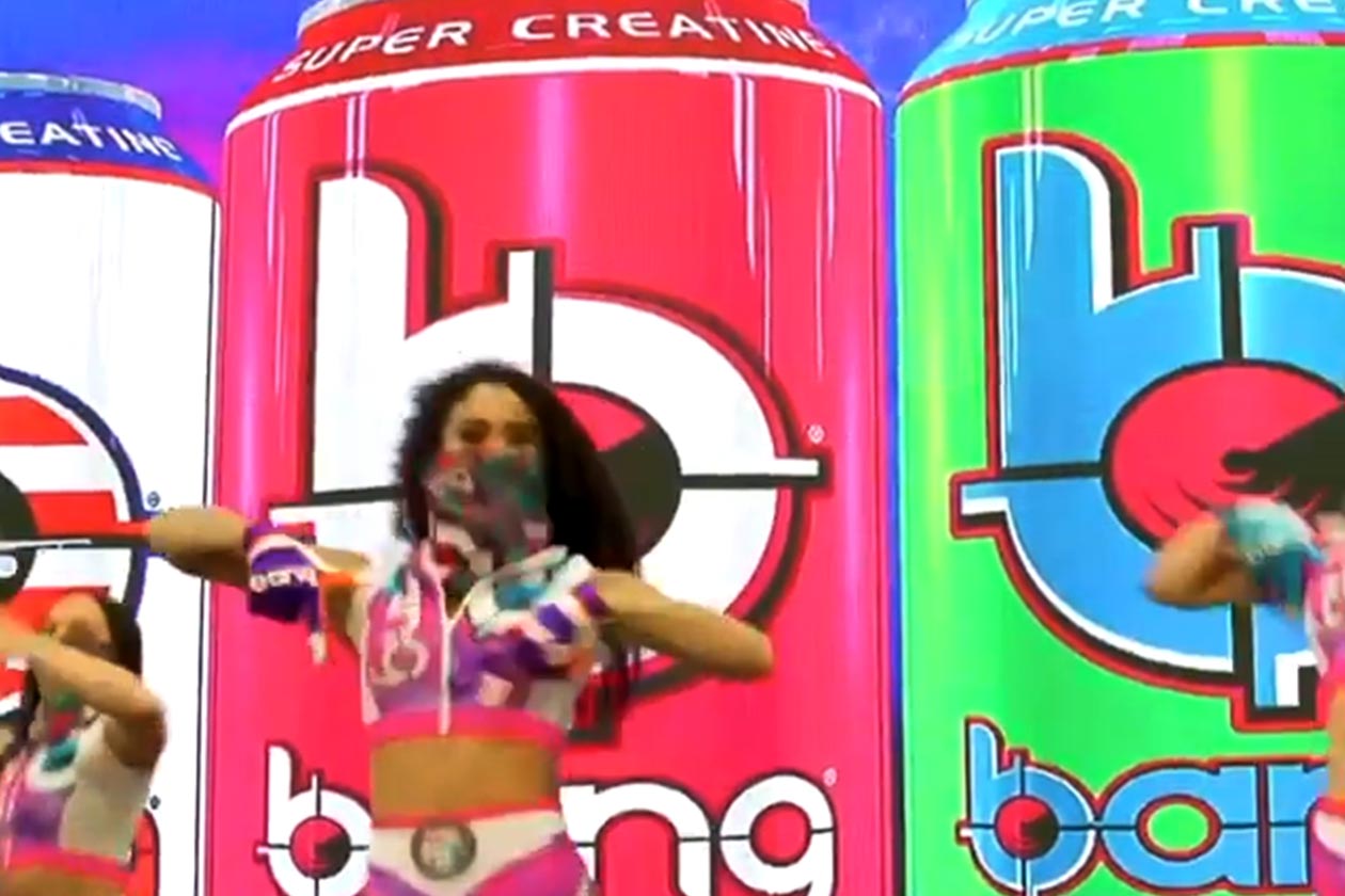 pink and red bang energy drink