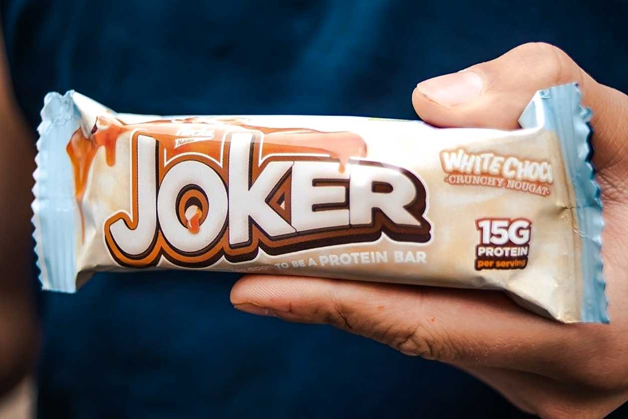 rocka nutrition white choco joker protein bar