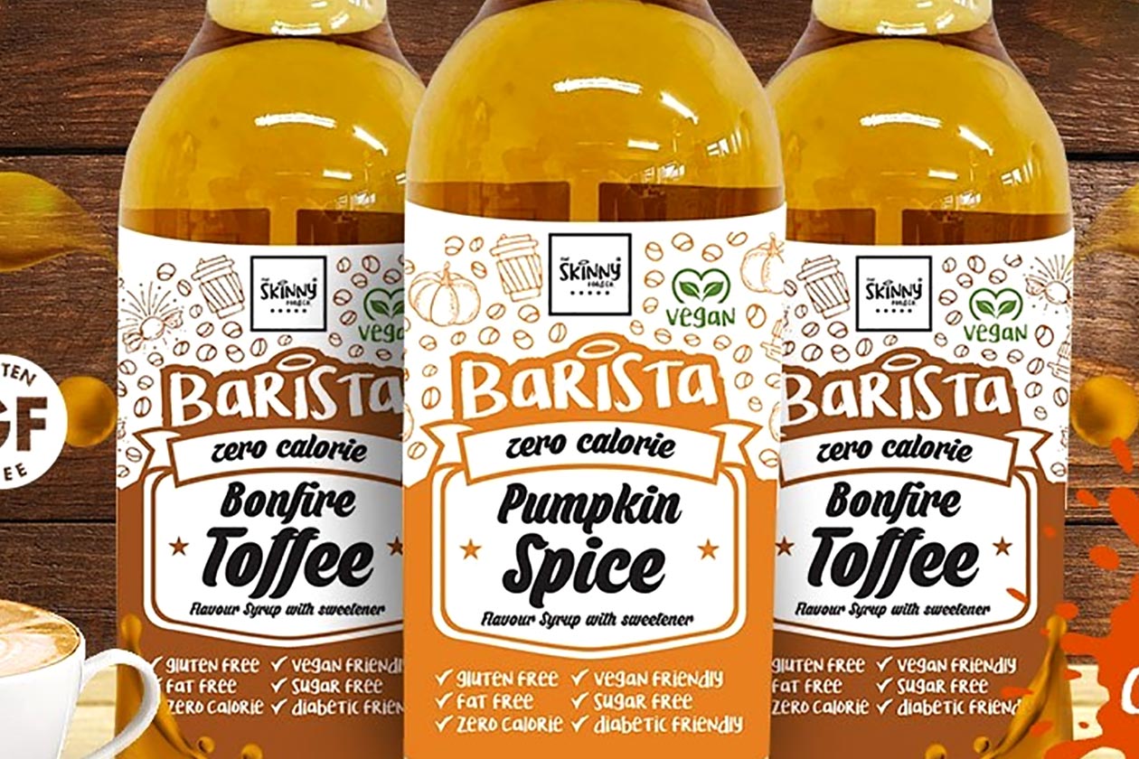 skinny food co barista series pumpkin spice bonfire toffee