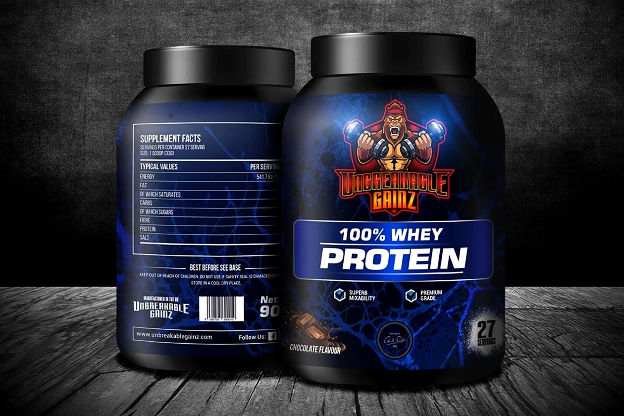 unbreakable gainz whey protein