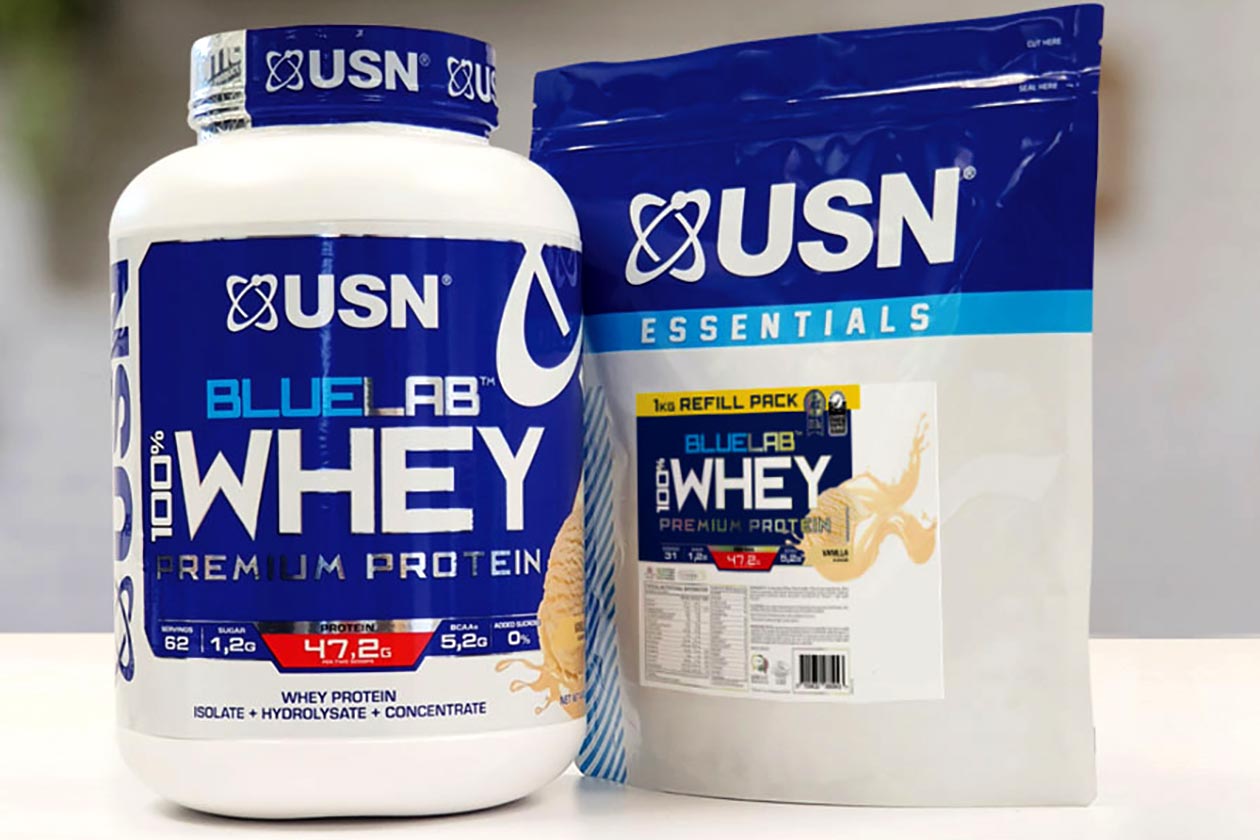 usn bluelab whey refill bags