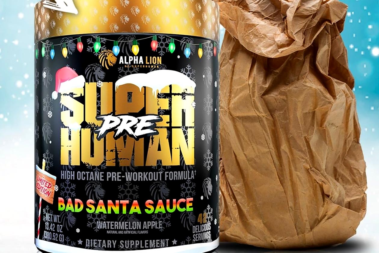alpha lion bad santa sauce superhuman pre