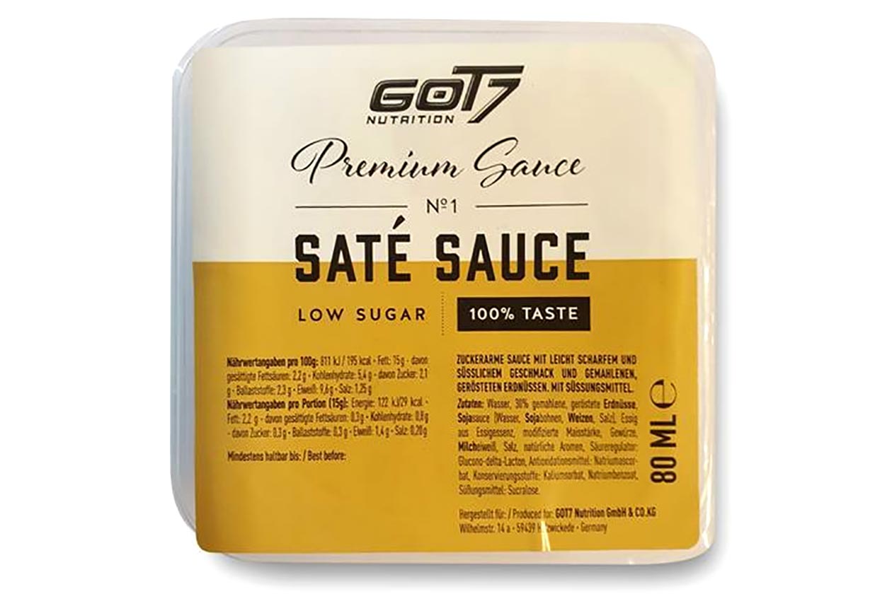 got7 nutrition premium sauce sate sauce