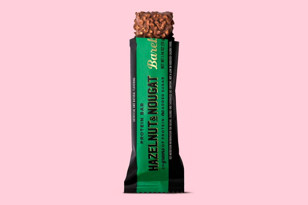 hazelnut nougat barebells protein bar in the us