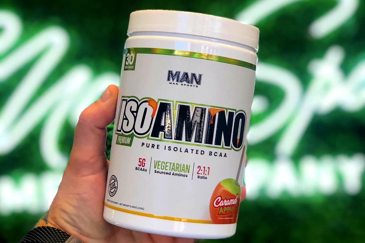 man sports caramel apple iso amino