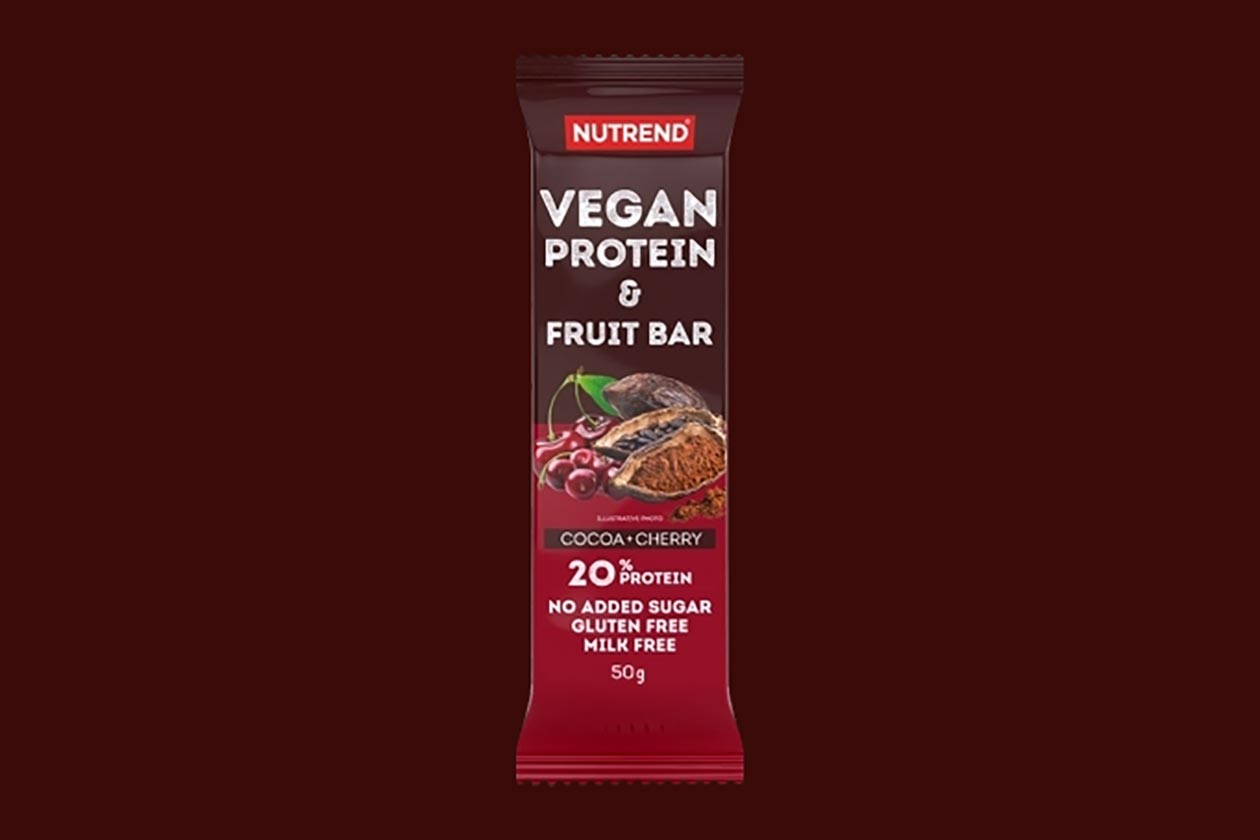 nutrend vegan protein fruit bar