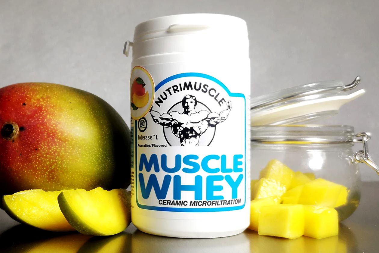 Nutrimuscle drops a third fruity flavor for Muscle Whey with Mango