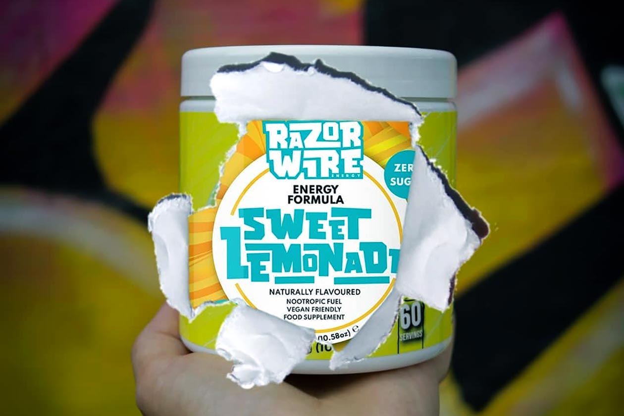 razorwire energy sweet lemonade energy formula