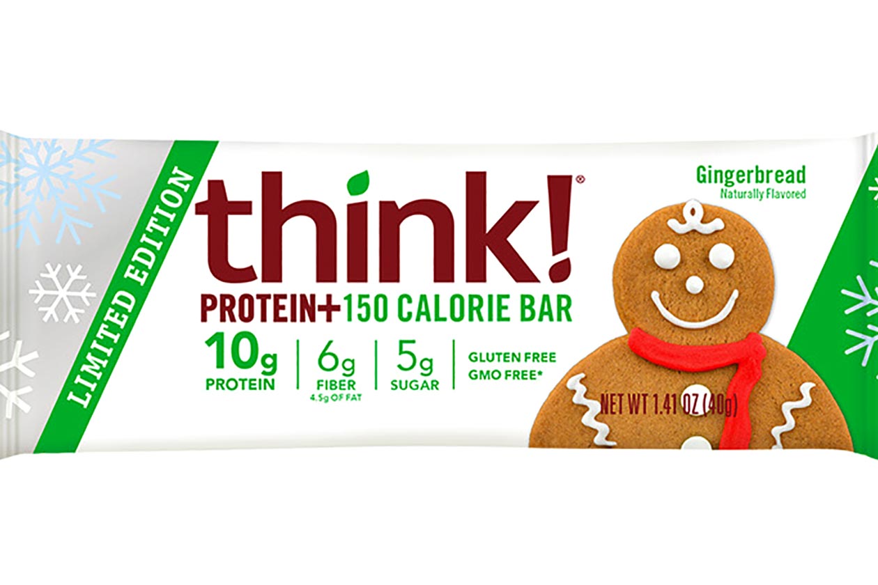 think gingerbread protein 150 calorie bar