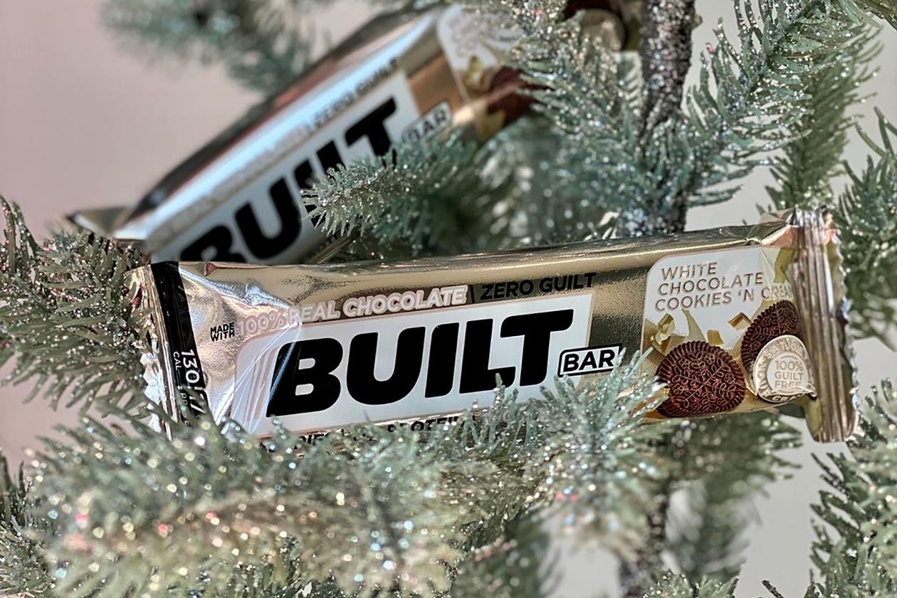 white chocolate cookies n cream built bar