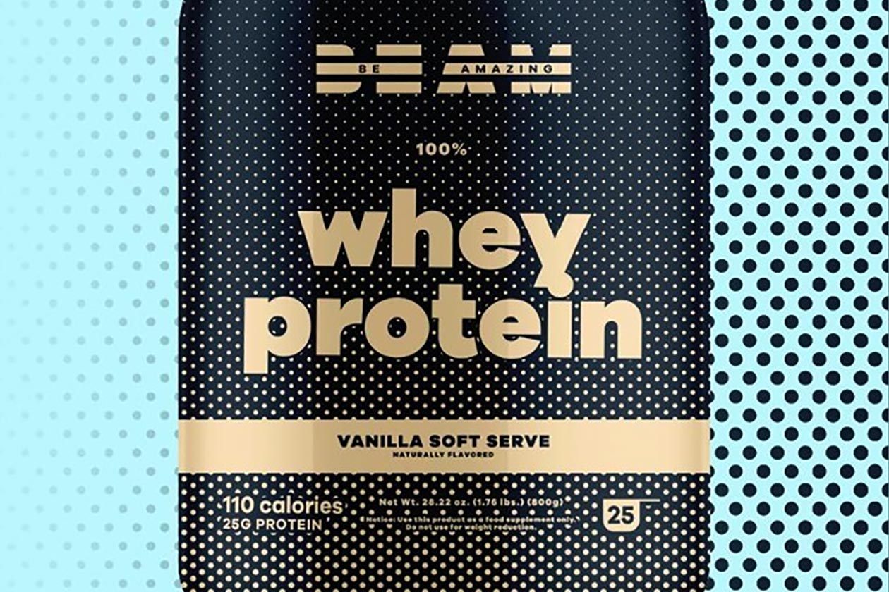 beam vanilla soft serve whey protein