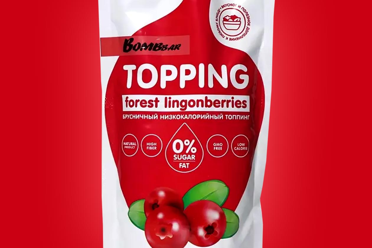 bombbar lingonberry topping