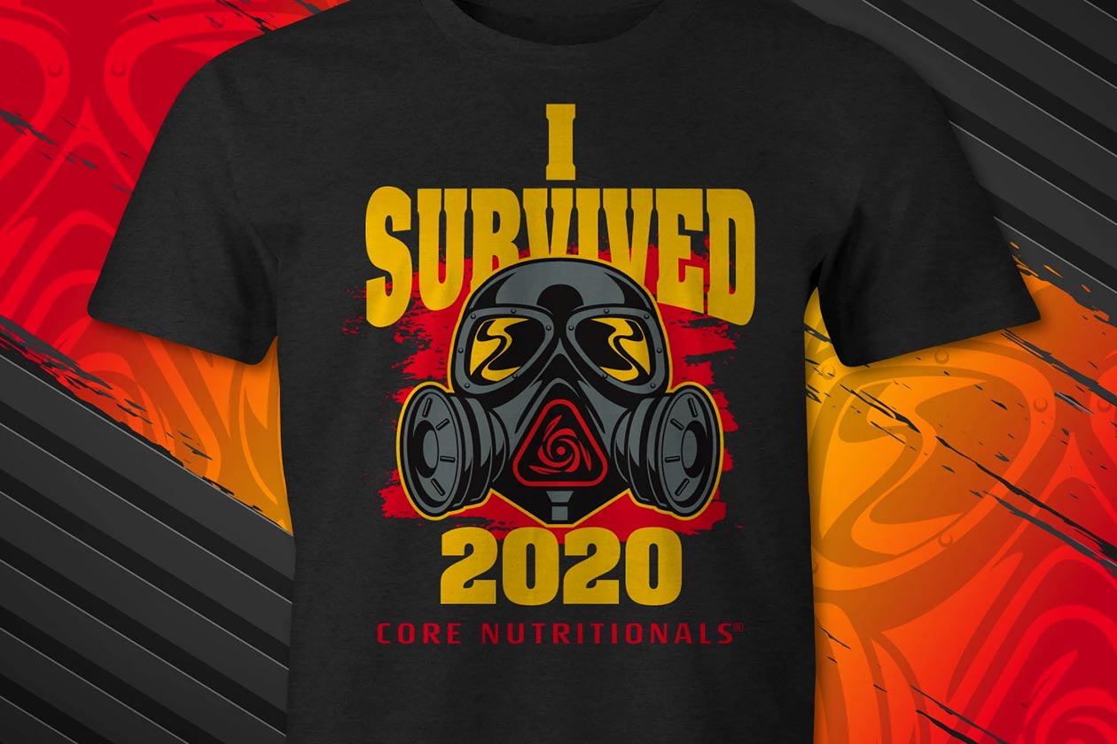 core nutritionals i survived tee