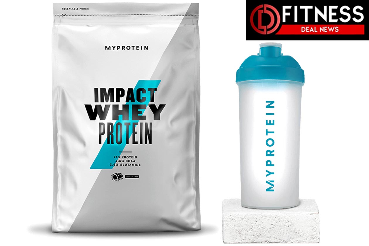 fdn deal alert myprotein impact whey plus shaker