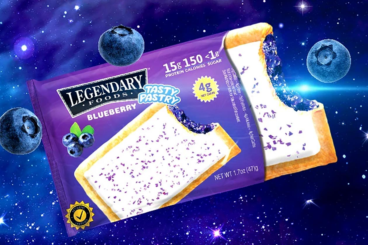 legendary foods blueberry tasty pastry