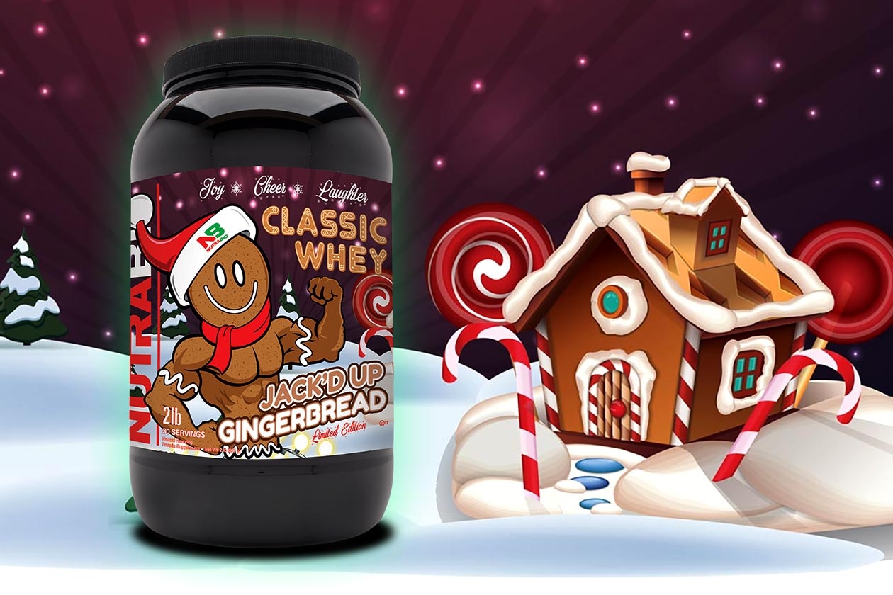 nutrabio jackd up gingerbread classic whey
