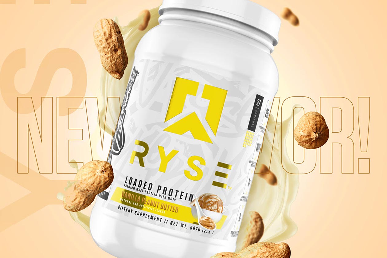 ryse vanilla peanut butter loaded protein