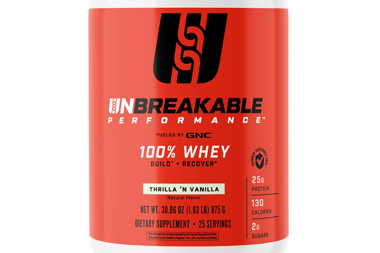 unbreakable performance whey protein