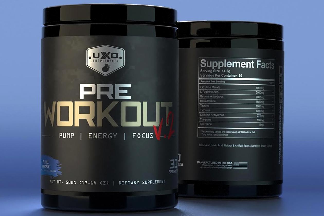 uxo supplements pre-workout v2