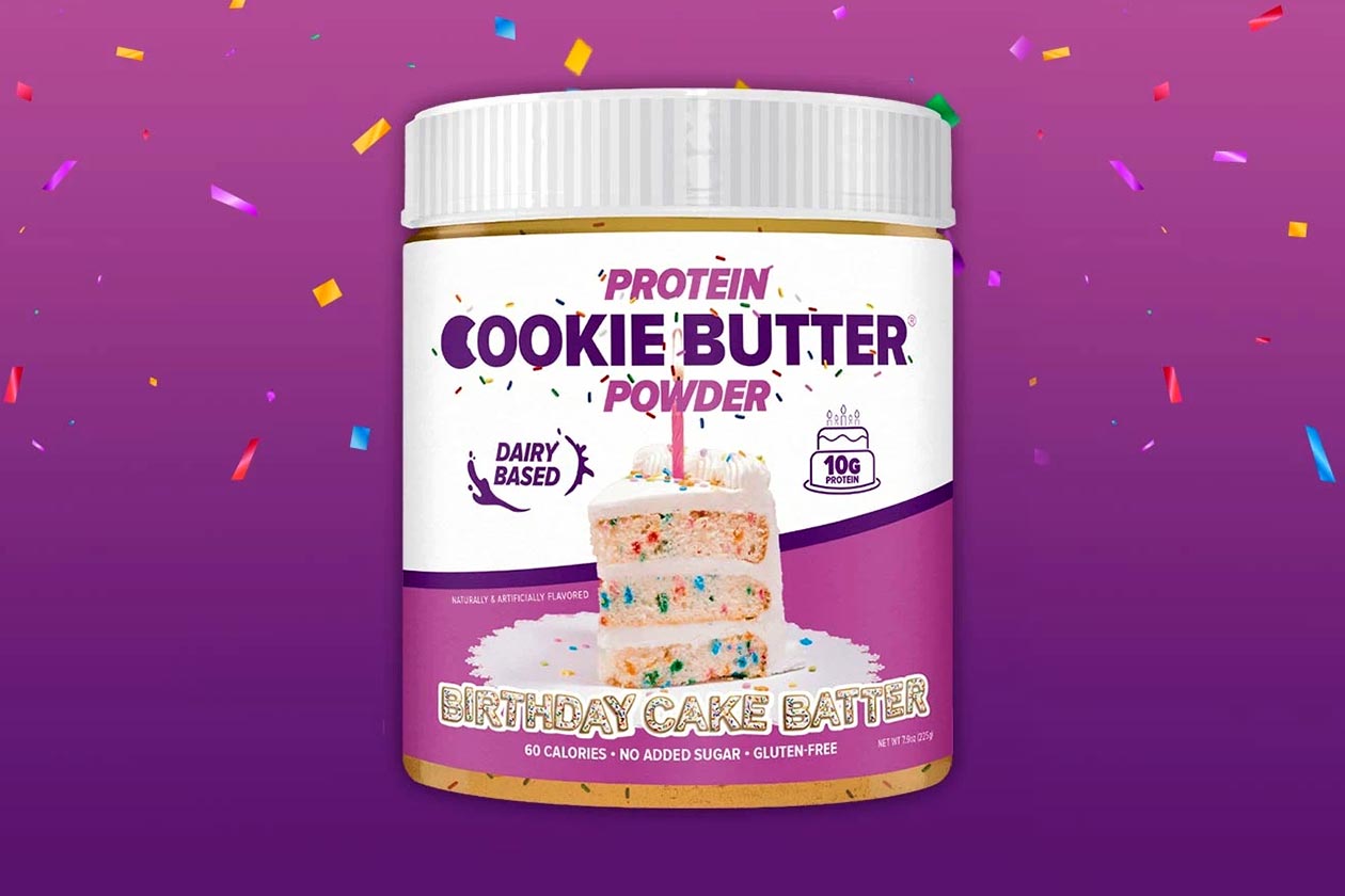 birthday cake batter protein cookie butter powder