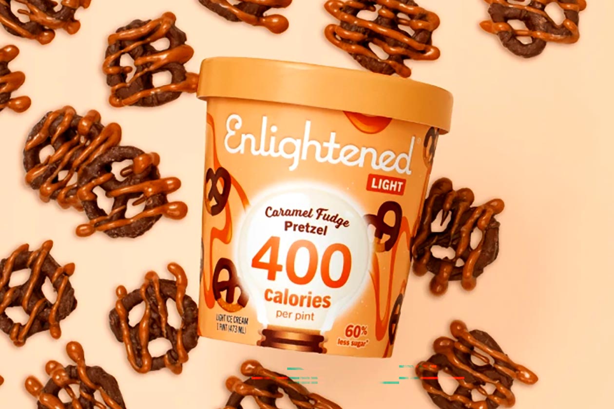 caramel fudge pretzel enlightened ice cream