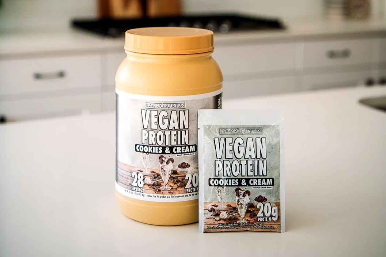 cookies and cream bowmar vegan protein