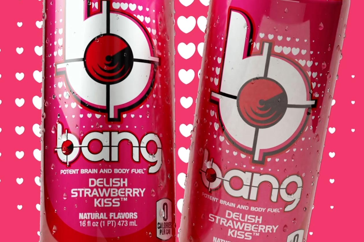 delish strawberry kiss bang energy drink